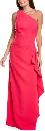 Teri Jon by Rickie Freeman Teri Jon By Rickie Freeman Crepe Cascade Ruffle Gown