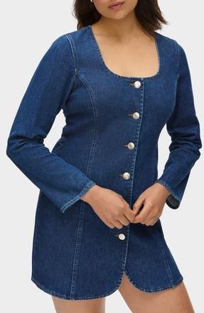 Aligne Pax Denim Minidress in Mid Blue at Nordstrom Rack, Size 10