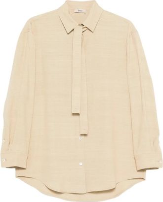 Herno Shirt Herno - Dames - Overhemden - Beige - S - Overhemden