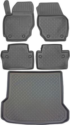 OEM Juego De Alfombrillas Para Coche Y Maletero Para Volvo Xc70 Ii Kombi (septiembre De 2007 A 2016)