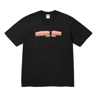 SUPREME x Toy Machine First T-Shirt Black Beige SUP-SS24-072