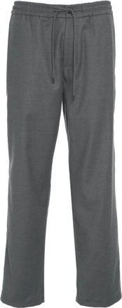 Dondup Gray Joggers Aw25 Flannel Trousers
