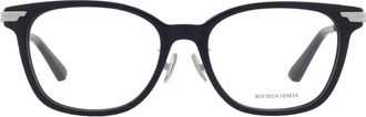 Bottega Veneta Demo Square Ladies Eyeglasses BV1338OJ 004 53