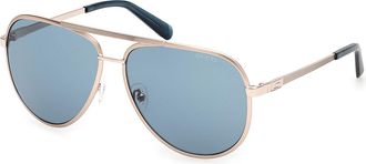 Guess GU00209 33V Mens Sunglasses Gold Size 61