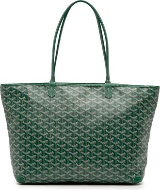 Goyard Borsa tote Artois MM in tela Goyardine 2019 - Verde