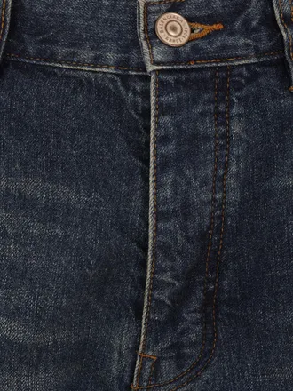 Balenciaga Womens Cotton Denim Jeans Dark