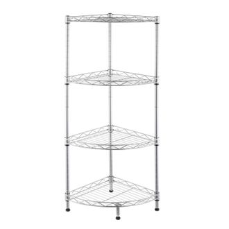 OEM Estante Esquinero, 4 Niveles, Ajustable, De Alambre De Acero, Para Ba&ntilde;o O Cocina