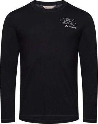 Vaude Monviso Wool L/S T-Shirt II Merinounterwäsche für Herren | schwarz