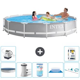 Intex Piscina Prism Frame Redonda - 366x76 Cm - 7-piezas S31925