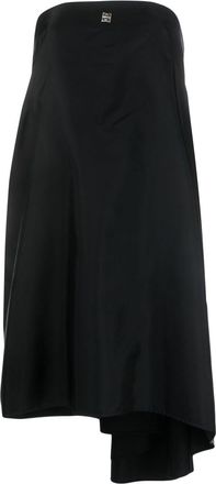 Givenchy strapless A-line midi dress - women - Polyamide - 36 - Black