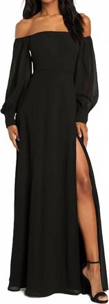 Lulus Womens Feel The Romance Maxi Dress In Black