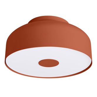 Sollux Lighting L&aacute;mpara de techo ocre rojo acero/pvc