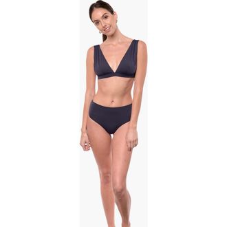 Sauipe Swimwear Natalie Bikini Top in Navy at Nordstrom, Size Medium