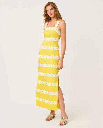 Lilly Pulitzer Davis Maxi Dress In Estelle Yellow