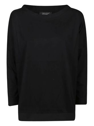 Aragona boat-neck sweater - women - Cotton - 40 - Black