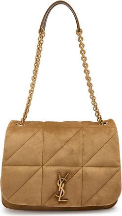 Saint Laurent Jamie 4.3 Medium Suede Shoulder bag - Tan - One Size