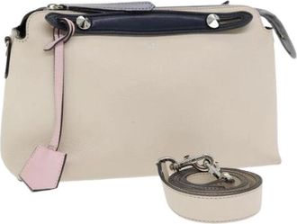 Fendi Pre-owned Vintage Handtas - Dames - Vintage Schoudertas - Beige - ONE Size - Leer - Vintage