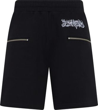 Moschino Korte Broeken, Heren, Zwart, 3Xl, Katoen, Sporty Shorts