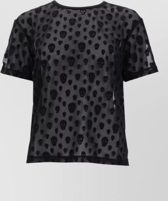 Alexander McQueen skull printed short-sleeve t-shirt