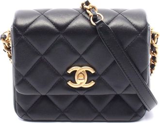 Chanel Lambskin Matelasse Shoulder Bag