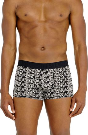 Diesel Set of three stretch cotton trunks with all-over print - Trunks - Man - Multicolor