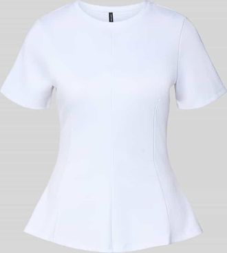 Vero Moda Shaped Fit T-Shirt mit Viskose-Anteil Modell ABBY in Weiss, Gr&ouml;&szlig;e XL