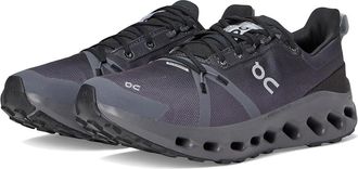 On Cloudsurfer Trail Waterproof Mens Running Shoes Black/Eclipse : 12 M