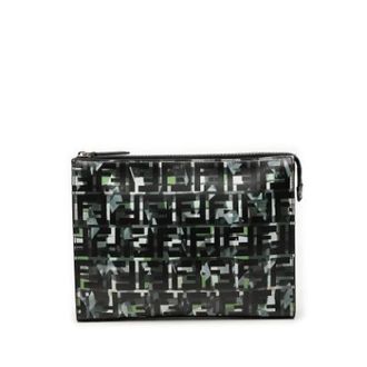 Fendi Pre-owned Vintage Clutch - Dames - Pre-owned - Zwart - Maat: ONE Size Nylon