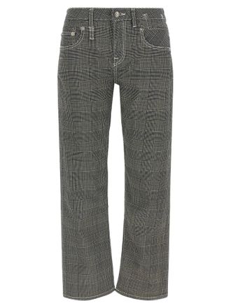 R13 Bicolor Cotton Casual Womens Pants