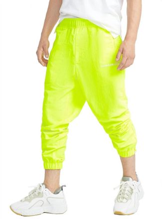 Calvin Klein Mens Neon Track Pant In Safety Yellow