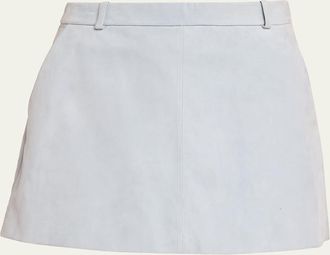 Frame Denim The Suede Mini Skirt