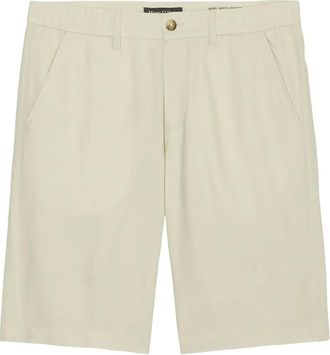 Marc O'Polo Shorts in lino - Grigio