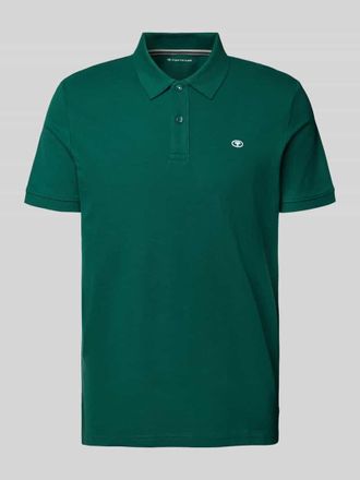 Tom Tailor Regular Fit Poloshirt aus reiner Baumwolle in Dunkelgruen, Gr&ouml;&szlig;e M