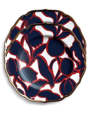 La DoubleJ Piatti da dessert Oppio (2 pz) - Bianco