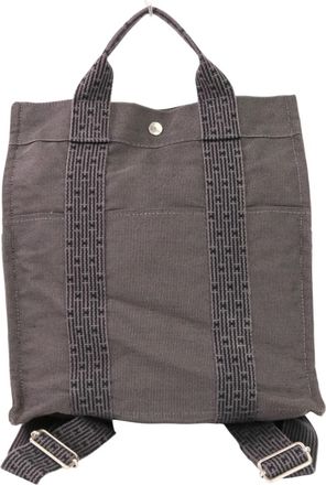 Herm&egrave;s Gray Backpack (Pre-Owned)
