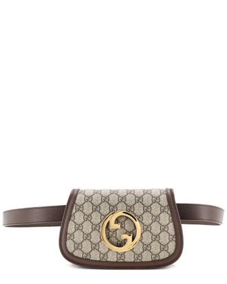 Gucci Brown Gg Coated Canvas Blondie Belt Bag (Authentic Pre-Loved)