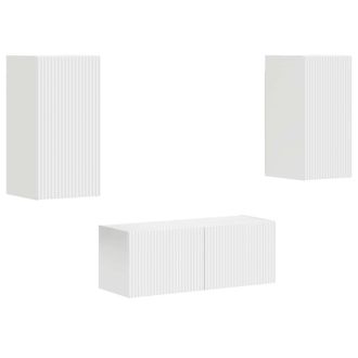 vidaXL Conjunto De Mueble De Tv 2 Pcs Madera De Ingenier&iacute;a Vidaxl