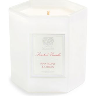 Antica Farmacista Golden Amber Scented Candle in Pink Peony & Citron at Nordstrom