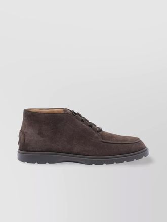 Tod's suede lace-up desert boots