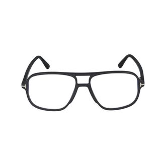 Tom Ford Glasses, unisex, Black, Size: 56 MM Optical Frame