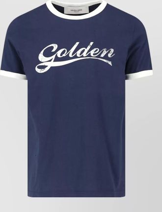 Golden Goose cotton slim-fit logo-print t-shirt