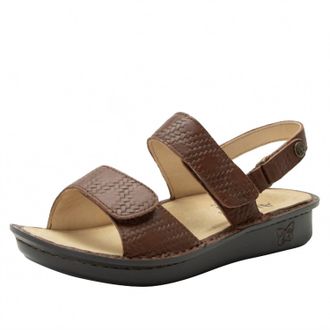 Alegria Womens Verona Sandal In Basketry Coffee