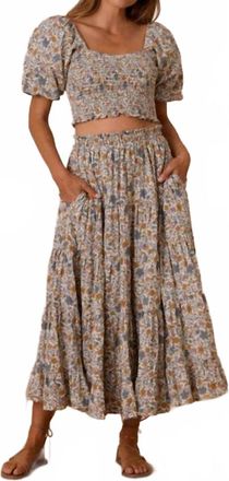 Rylee + Cru Trixie Top In Gardenia