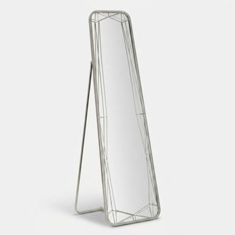 Les Tendances Espejo De Pie Moderno De Metal Con Soporte Aster