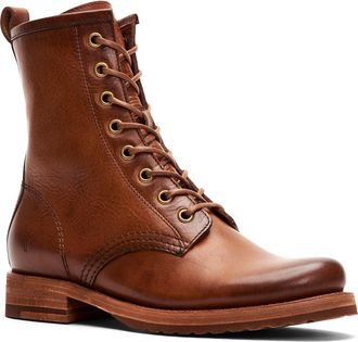 Frye Veronica Combat Boot in Caramel at Nordstrom Rack, Size 7.5