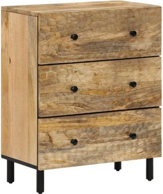 vidaXL Side Cabinet 60x33x75 cm Solid Wood Mango vidaXL