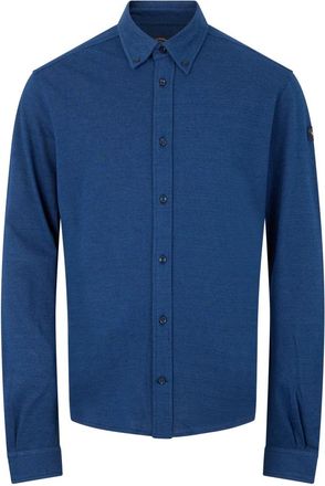 Paul & Shark Lange mouwen shirt - Heren - Overhemden - Blauw - Maat: L Katoen