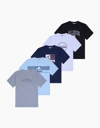 Ellesse Mens Zilla Tee (5 pack) - Multi - Size: 44