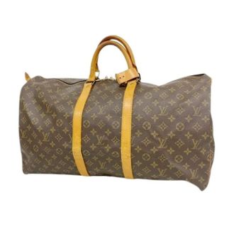 Louis Vuitton Pre-owned Weekend Bags, unisex, Brown, Size: ONE SIZE Pre-owned Keepall 55 Boston Bag