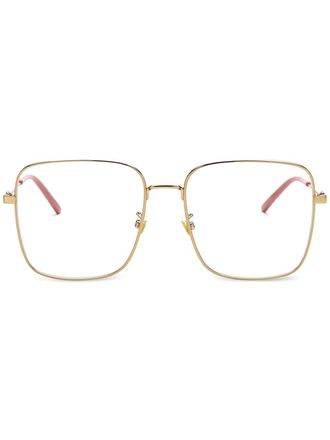 Gucci Occhiali squadrati - Oro